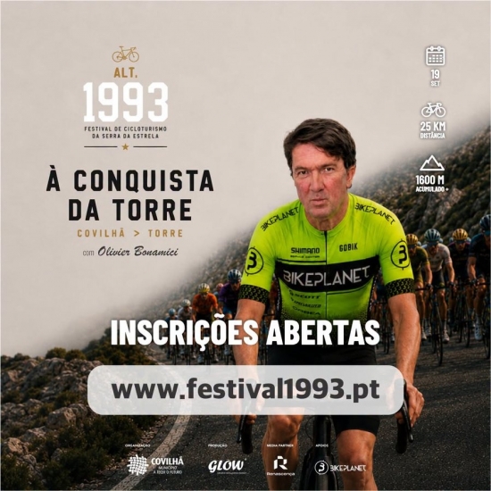1993 – FESTIVAL DE CICLOTURISMO DA SERRA DA ESTRELA | &Agrave; CONQUISTA DA TORRE COM INSCRI&Ccedil;&Otilde;ES ABERTAS